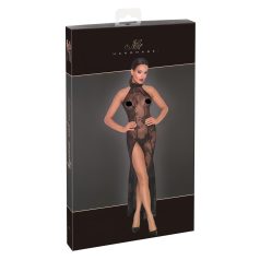 Noir - abito lungo trasparente floreale - nero - M