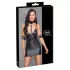 Cottelli Bondage - mini abito lucido con collo - nero - M