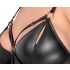Cottelli Plus Size - abito sexy con manette - nero