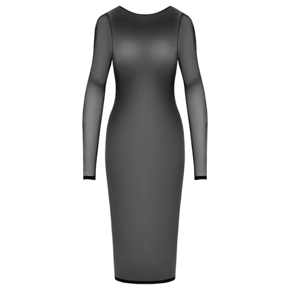 Cottelli Party - abito trasparente con zip - nero - M