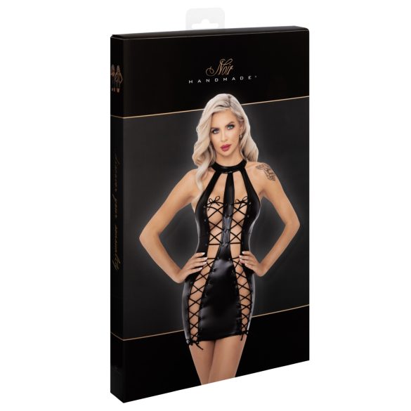 Noir - minidress fusciato speciale (nero) - L