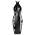 Noir - vestito lucido con collo halter (nero)