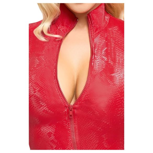 Cottelli - mini abito effetto serpente - rosso - L