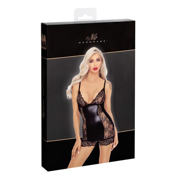 Noir - minidress trasparente laterale (nero) - L