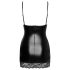 Noir - minidress trasparente laterale (nero) - L