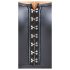 Cottelli - Minidress lucido con gonna plissettata (nero)