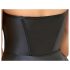 Cottelli - Minidress lucido con gonna plissettata (nero)