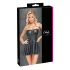 Cottelli - mini abito lucido con gonna plissettata - nero