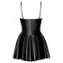 Noir Libido - vestito mini opaco - nero - M