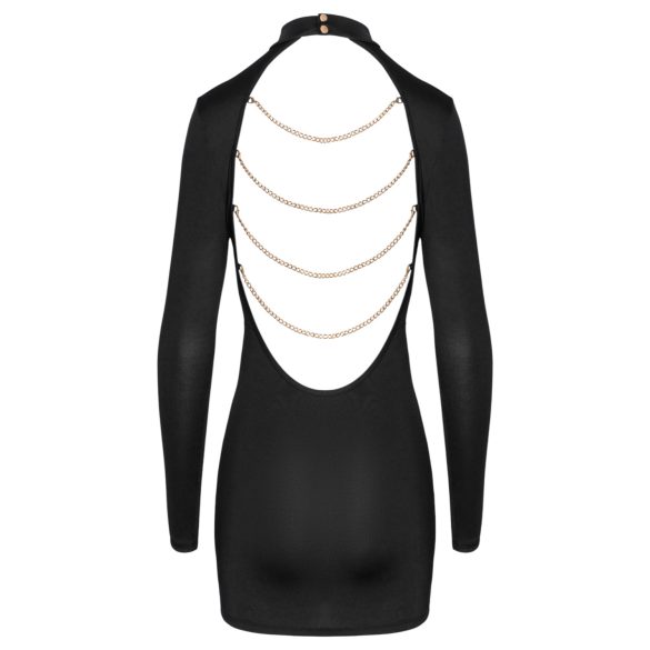 Cottelli - minidress con schiena scoperta e catena - nero