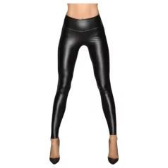 Noir - leggings lunghi lucidi - nero
