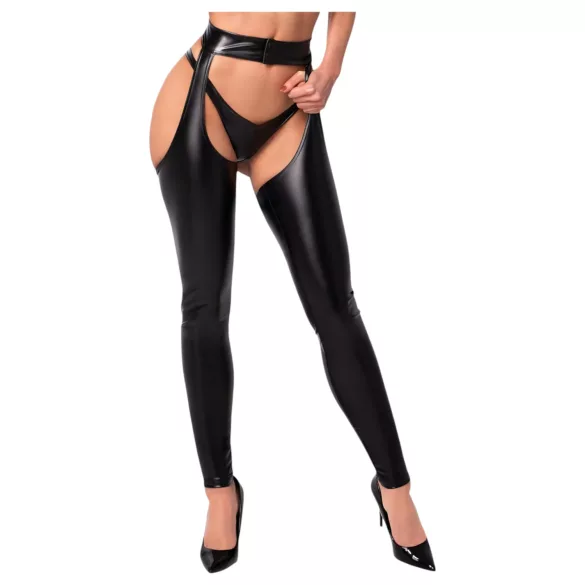 Noir - collant lucido - chaps - nero - M