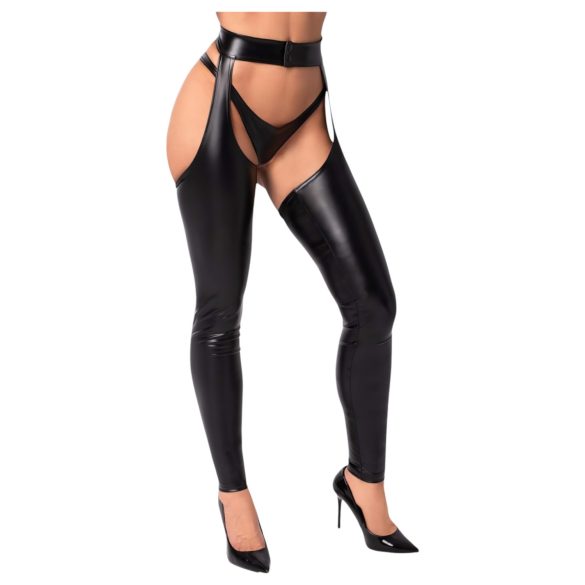 Noir - collant lucidi - chaps (nero) - L
