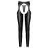 Cottelli - set pantaloni chaps aperti e perizoma (nero)