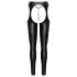 Cottelli - set pantaloni chaps aperti e perizoma (nero)