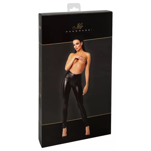 Noir - pantaloni lunghi lucidi - nero - L