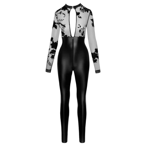Noir - tuta con top in pizzo (nero)