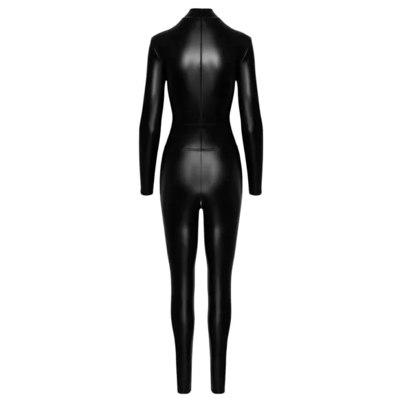 Noir - tuta nera con zip