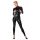 Noir - tuta con zip (nera) - M
