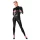 Noir - tuta nera con zip - M