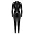 Noir - tuta con zip (nera) - M