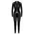 Noir - tuta nera con zip - M