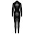 Noir - tuta con zip (nera) - M