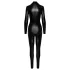 Noir - tuta nera con zip - L