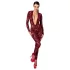 Noir Kink Royal - bodystocking trasparente - rosso