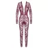 Noir Kink Royal - bodystocking trasparente - rosso