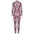 Noir Kink Royal - bodystocking trasparente - rosso - L
