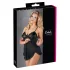 Cottelli - Babydoll trasparente con volant - nero - XXL