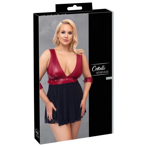 Cottelli Bondage Taglie Forti - Babydoll (rosso) - 3XL