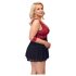 Cottelli Bondage Taglie Forti - Babydoll (rosso) - 3XL