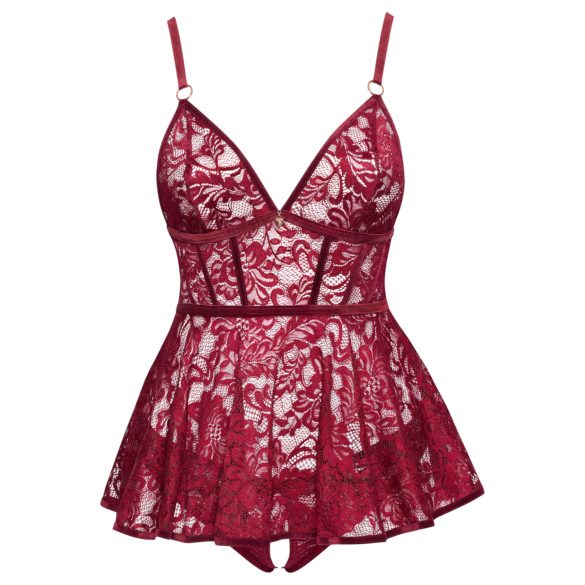 Cottelli Curves - abito mini in pizzo - rosso