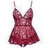 Cottelli Curves - abito mini in pizzo - rosso