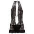 Cottelli - Abito mini in pizzo con collo - nero - L