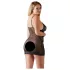 Cottelli Plus Size - babydoll trasparente in pizzo - nero - 4XL