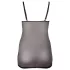 Cottelli Plus Size - babydoll trasparente in pizzo - nero - 4XL