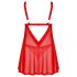 Set Babydoll di Pizzo Obsessive Elianes (Rosso) - M/L