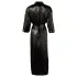 Cottelli - vestaglia satinata - nero - L/XL
