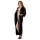 Cottelli - vestaglia satinata - nero - 2XL/3XL