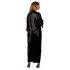 Cottelli - Vestaglia di raso (nero) - 2XL/3XL