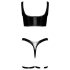 Black Level - set abito in vernice (nero)