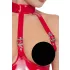Black Level - body aperto con collo allacciato - rosso - L
