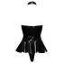 Black Level - body donna con collo alto - nero - M