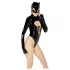 Black Velvets - body manica lunga Batwoman - nero - M