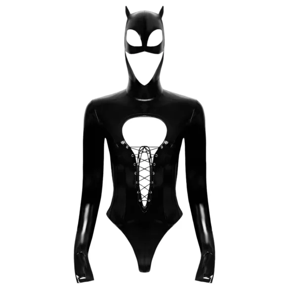 Black Velvets - body manica lunga Batwoman - nero - L