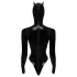 Black Velvets - body manica lunga Batwoman - nero - L