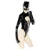 Black Velvets - body manica lunga Batwoman - nero - XL